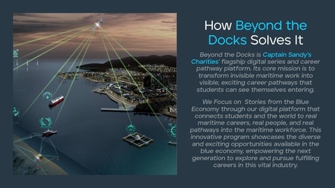 How Beyond the Docks connects students to real maritime careers through digital media, classroom curriculum, and industry partnerships