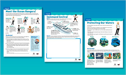 Ocean Rangers teaching kit for grades 1-3